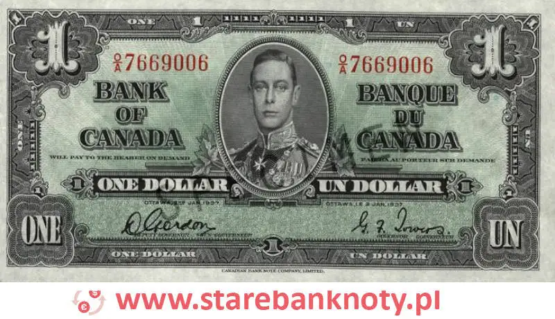 widok banknotu 