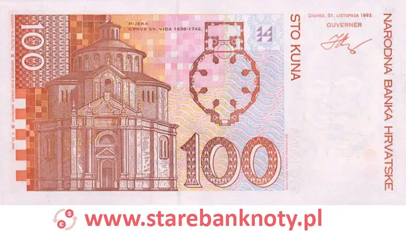 widok banknotu 