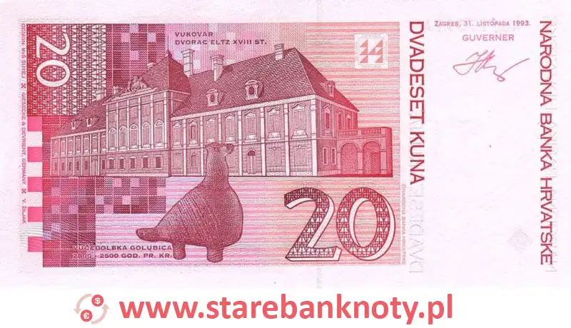 widok banknotu 