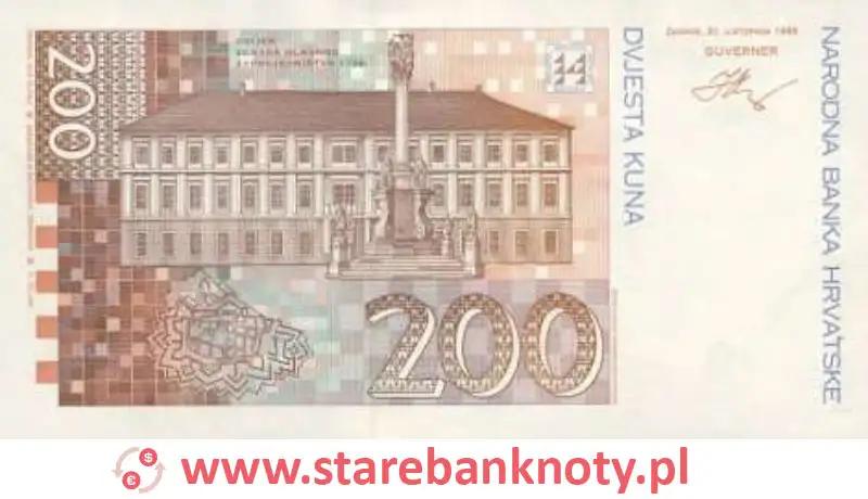 widok banknotu 