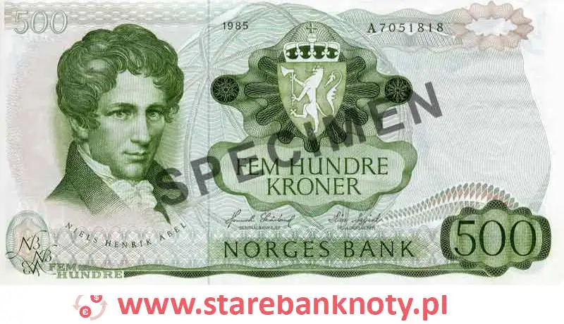 widok banknotu 