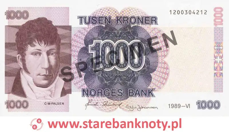 widok banknotu 