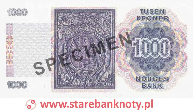 widok banknotu 