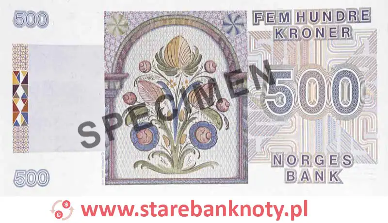 widok banknotu 
