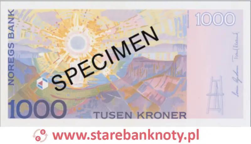 widok banknotu 